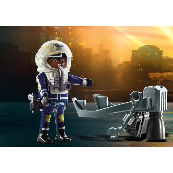 PLAYMOBIL 70782 City Action Polizei-Jetpack: Festnahme Des Kunsträubers, Konstruktionsspielzeug – Bild 4