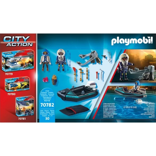 PLAYMOBIL 70782 City Action Polizei-Jetpack: Festnahme Des Kunsträubers, Konstruktionsspielzeug – Bild 5