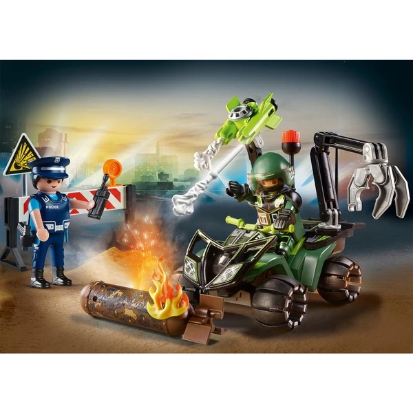 PLAYMOBIL 70817 City Action Starter Pack Polizei: Gefahrentraining, Konstruktionsspielzeug – Bild 2