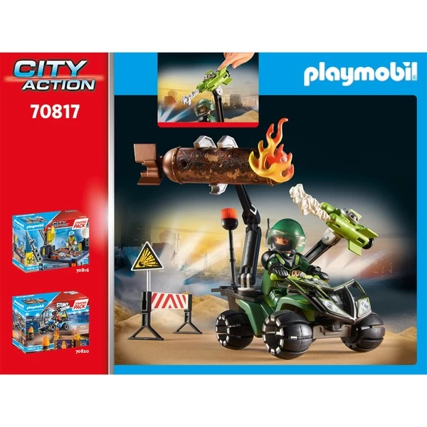 PLAYMOBIL 70817 City Action Starter Pack Polizei: Gefahrentraining, Konstruktionsspielzeug – Bild 4