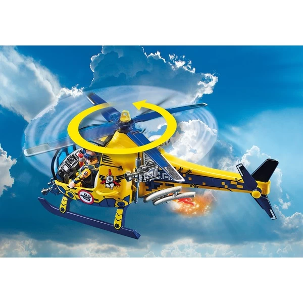 PLAYMOBIL 70833 Air Stuntshow Filmcrew-Helikopter, Konstruktionsspielzeug – Bild 4