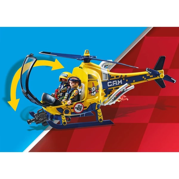 PLAYMOBIL 70833 Air Stuntshow Filmcrew-Helikopter, Konstruktionsspielzeug – Bild 5