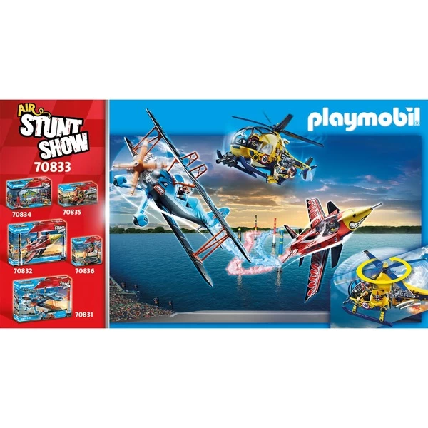 PLAYMOBIL 70833 Air Stuntshow Filmcrew-Helikopter, Konstruktionsspielzeug – Bild 6
