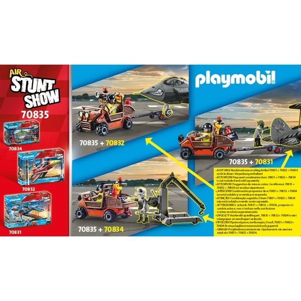 PLAYMOBIL 70835 Air Stuntshow Mobiler Reparaturservice, Konstruktionsspielzeug – Bild 7
