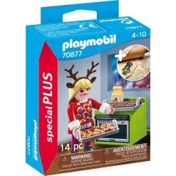 PLAYMOBIL 70877 SpecialPLUS Weihnachtsbäckerei, Konstruktionsspielzeug