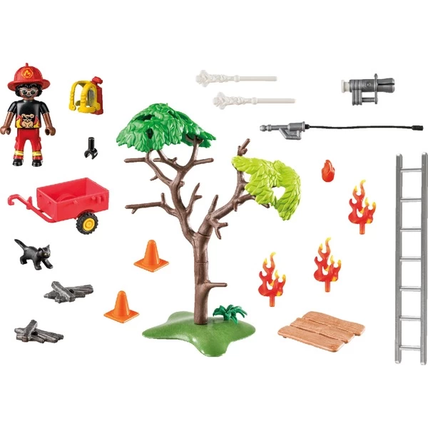 PLAYMOBIL 70917 DUCK ON CALL Feuerwehr Action. Rette Die Katze!, Konstruktionsspielzeug – Bild 2