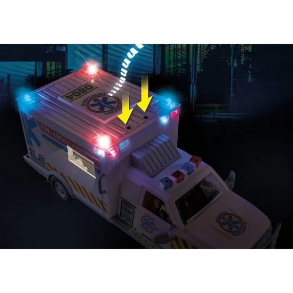 PLAYMOBIL 70936 City Action Rettungs-Fahrzeug: US Ambulance, Konstruktionsspielzeug – Bild 4