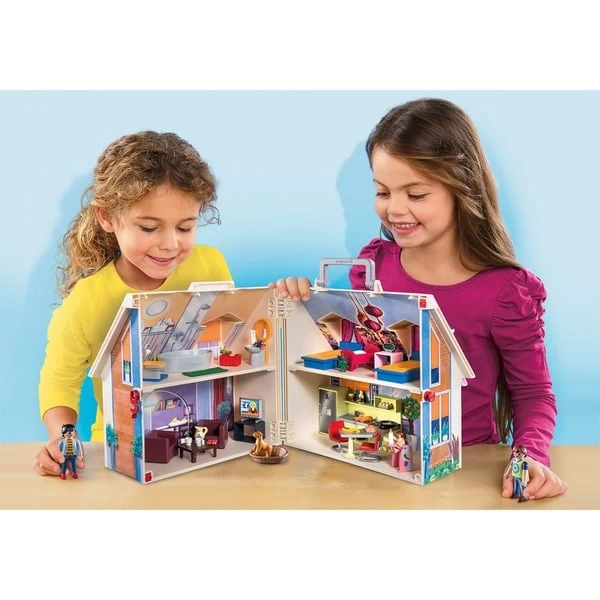 PLAYMOBIL 70985 Dollhouse Mitnehm-Puppenhaus, Konstruktionsspielzeug – Bild 5
