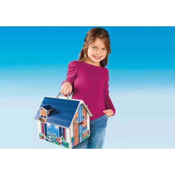 PLAYMOBIL 70985 Dollhouse Mitnehm-Puppenhaus, Konstruktionsspielzeug – Bild 6