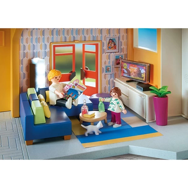 PLAYMOBIL 70989 City Life Wohnzimmer, Konstruktionsspielzeug – Bild 2
