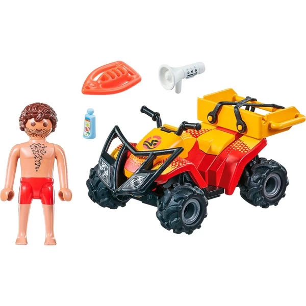 PLAYMOBIL 71040 Rettungsschwimmer-Quad, Konstruktionsspielzeug – Bild 2