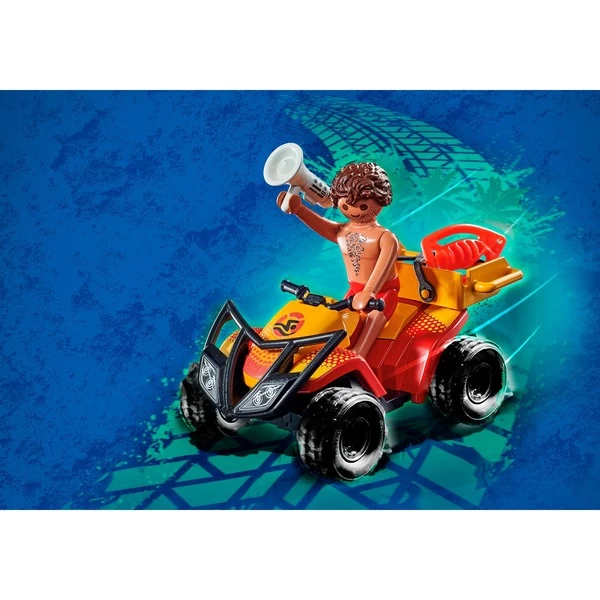 PLAYMOBIL 71040 Rettungsschwimmer-Quad, Konstruktionsspielzeug – Bild 3