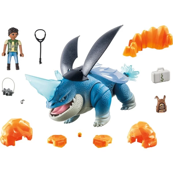 PLAYMOBIL 71082 Dragons: The Nine Realms - Plowhorn & D'Angelo, Konstruktionsspielzeug – Bild 5
