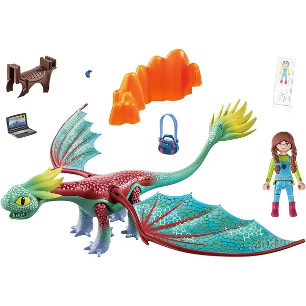 PLAYMOBIL 71083 Dragons: The Nine Realms - Feathers & Alex, Konstruktionsspielzeug – Bild 5