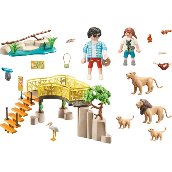 PLAYMOBIL 71192 Family Fun Löwen Im Freigehege, Konstruktionsspielzeug – Bild 2