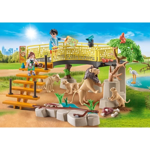 PLAYMOBIL 71192 Family Fun Löwen Im Freigehege, Konstruktionsspielzeug – Bild 3