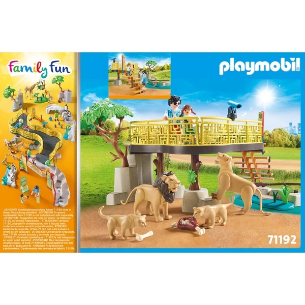 PLAYMOBIL 71192 Family Fun Löwen Im Freigehege, Konstruktionsspielzeug – Bild 6