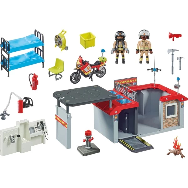 PLAYMOBIL 71193 City Action Mitnehm-Feuerwehrstation, Konstruktionsspielzeug – Bild 2