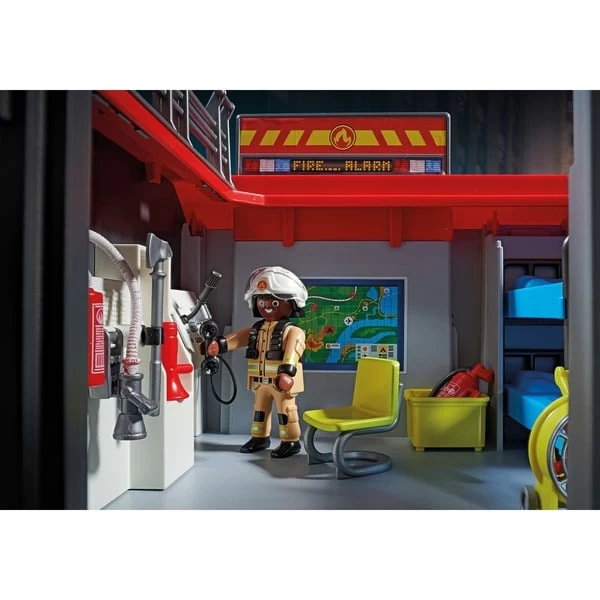 PLAYMOBIL 71193 City Action Mitnehm-Feuerwehrstation, Konstruktionsspielzeug – Bild 7