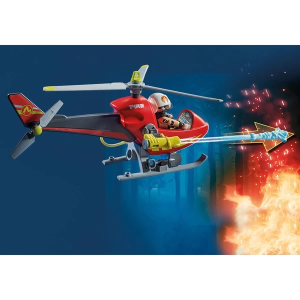 PLAYMOBIL 71195 City Action Feuerwehr-Hubschrauber, Konstruktionsspielzeug – Bild 4