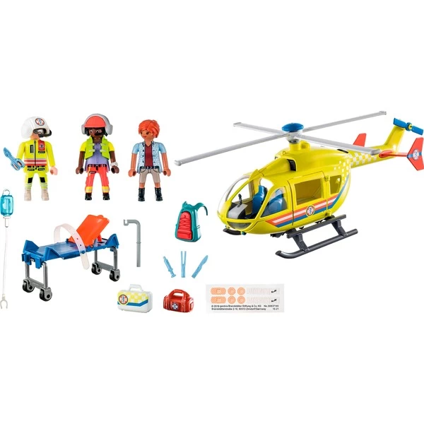 PLAYMOBIL 71203 City Life - Rettungshelikopter, Konstruktionsspielzeug – Bild 2