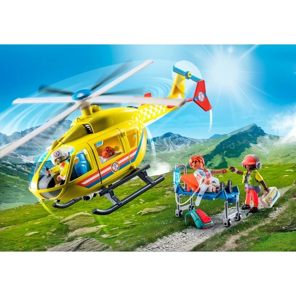 PLAYMOBIL 71203 City Life - Rettungshelikopter, Konstruktionsspielzeug – Bild 5
