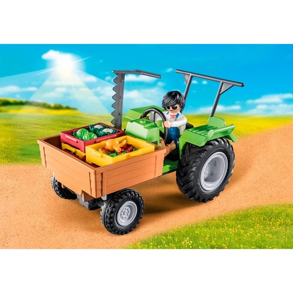PLAYMOBIL 71249 Traktor Mit Hänger, Konstruktionsspielzeug – Bild 4