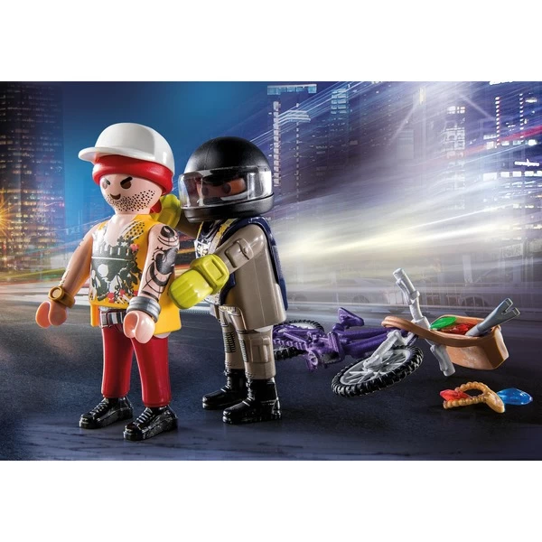PLAYMOBIL 71255 City Action Starter Pack SEK Und Juwelendieb, Konstruktionsspielzeug – Bild 4