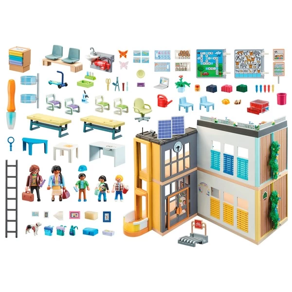 PLAYMOBIL 71327 City Life Große Schule, Konstruktionsspielzeug – Bild 2