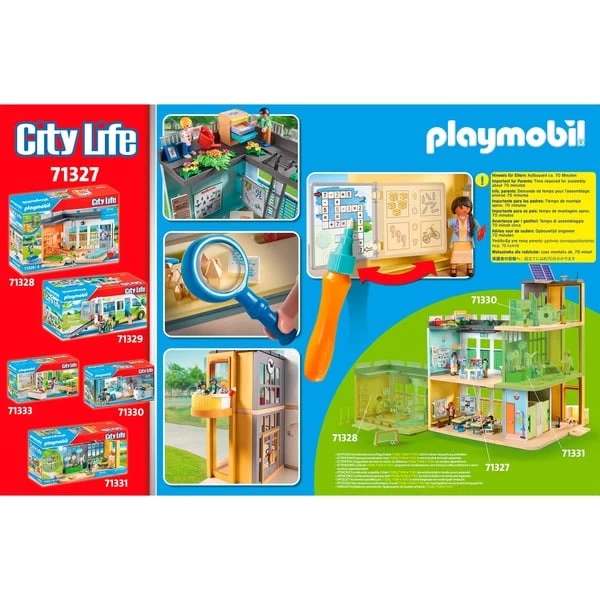 PLAYMOBIL 71327 City Life Große Schule, Konstruktionsspielzeug – Bild 8