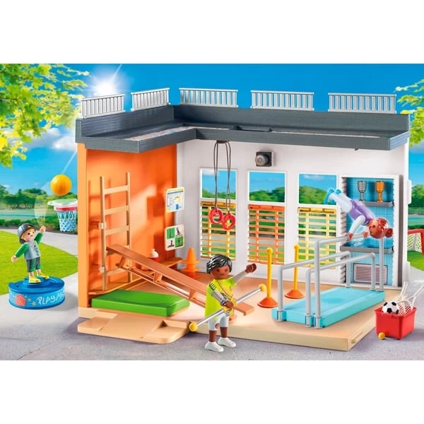 PLAYMOBIL 71328 City Life Anbau Turnhalle, Konstruktionsspielzeug – Bild 3