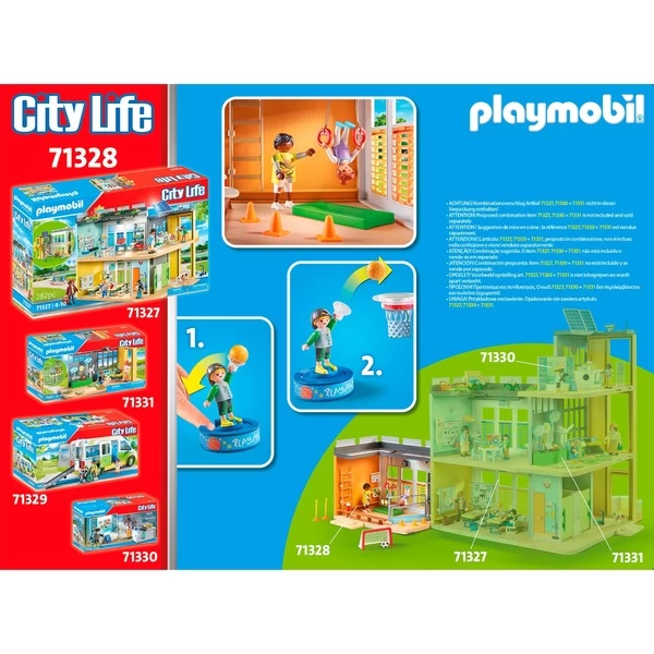 PLAYMOBIL 71328 City Life Anbau Turnhalle, Konstruktionsspielzeug – Bild 6