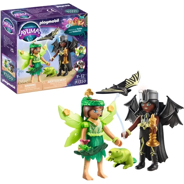PLAYMOBIL 71350 Ayuma Forest Fairy & Bat Fairy Mit Seelentieren, Konstruktionsspielzeug – Bild 4