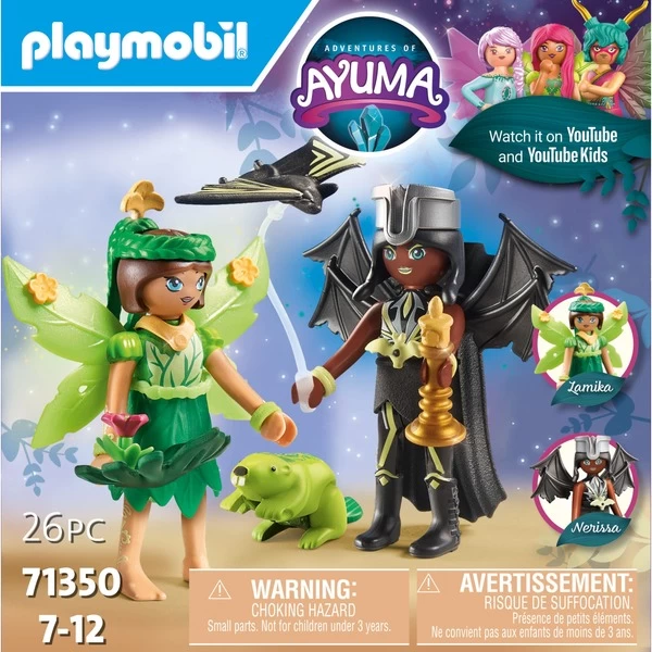 PLAYMOBIL 71350 Ayuma Forest Fairy & Bat Fairy Mit Seelentieren, Konstruktionsspielzeug – Bild 5