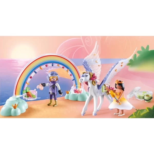 PLAYMOBIL 71361 Princess Magic Himmlischer Pegasus Mit Regenbogen, Konstruktionsspielzeug – Bild 3