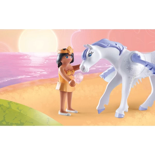 PLAYMOBIL 71361 Princess Magic Himmlischer Pegasus Mit Regenbogen, Konstruktionsspielzeug – Bild 5