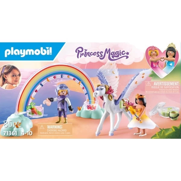 PLAYMOBIL 71361 Princess Magic Himmlischer Pegasus Mit Regenbogen, Konstruktionsspielzeug – Bild 9
