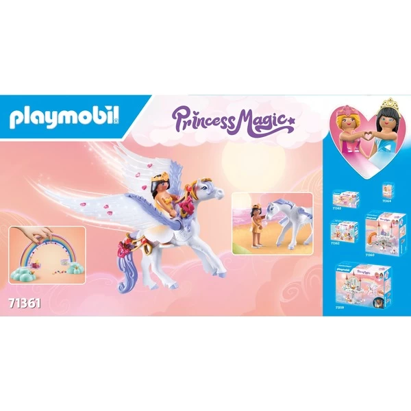PLAYMOBIL 71361 Princess Magic Himmlischer Pegasus Mit Regenbogen, Konstruktionsspielzeug – Bild 10
