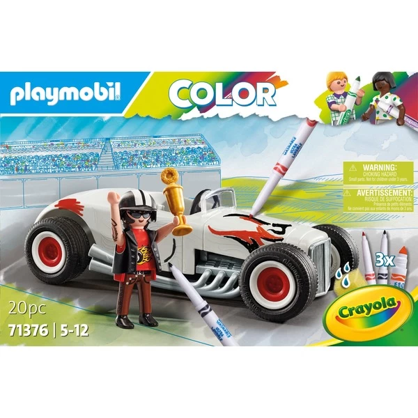 PLAYMOBIL 71376 Color Rennauto, Konstruktionsspielzeug – Bild 7