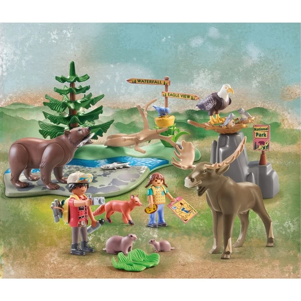 PLAYMOBIL 71403 Wiltopia Abstecher Zu Den Tieren Nordamerikas, Konstruktionsspielzeug – Bild 3