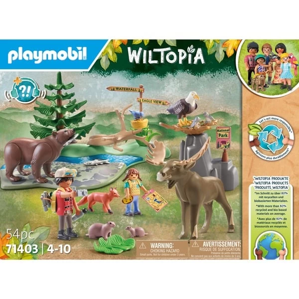 PLAYMOBIL 71403 Wiltopia Abstecher Zu Den Tieren Nordamerikas, Konstruktionsspielzeug – Bild 7
