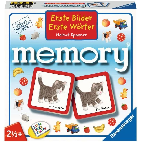 Ravensburger Erste Bilder - Erste Wörter Memory, Gedächtnisspiel