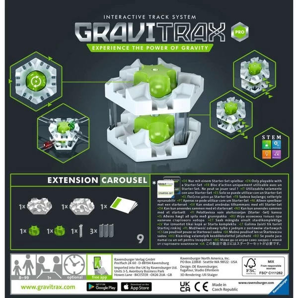 Ravensburger GraviTrax Erweiterung PRO Carousel, Bahn – Bild 4