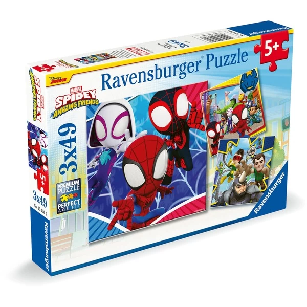 Ravensburger Kinderpuzzle Spideys Abenteuer – Bild 2