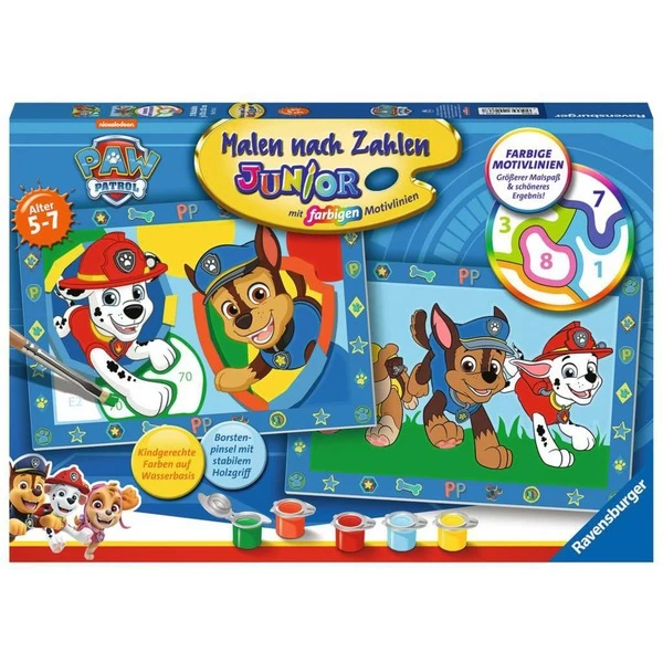 Ravensburger Malen Nach Zahlen Junior - Paw Patrol