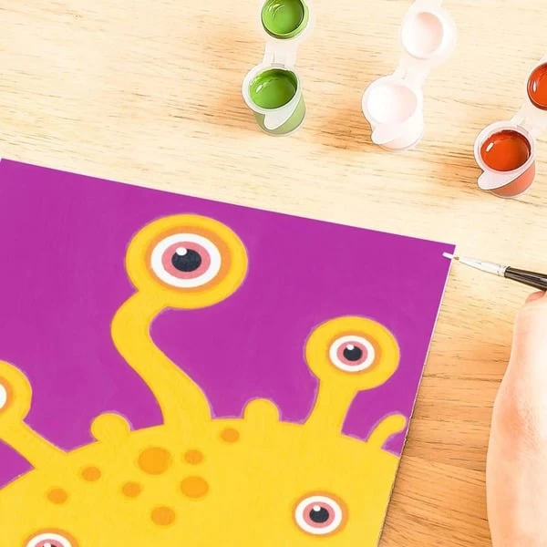 Ravensburger Malen Nach Zahlen - Gelbes Monster – Bild 4