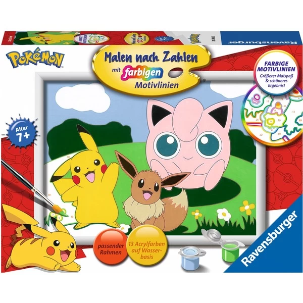 Ravensburger Malen Nach Zahlen - Pokémon Abenteuer – Bild 2