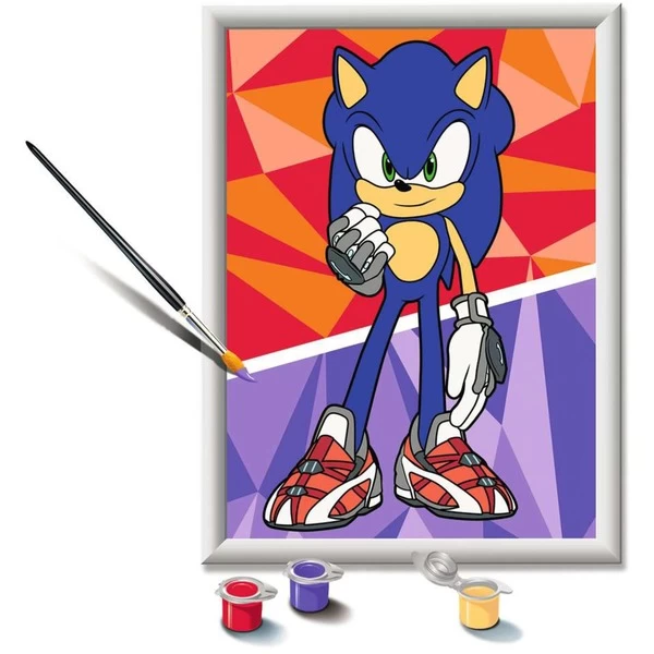Ravensburger Malen Nach Zahlen - Sonic: New Yoke City – Bild 3