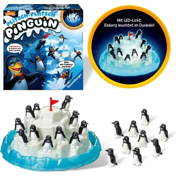 Ravensburger Plitsch-Platsch Pinguin, Geschicklichkeitsspiel – Bild 4
