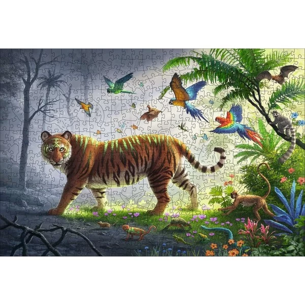 Ravensburger Wooden Puzzle Tiger Im Dschungel – Bild 2